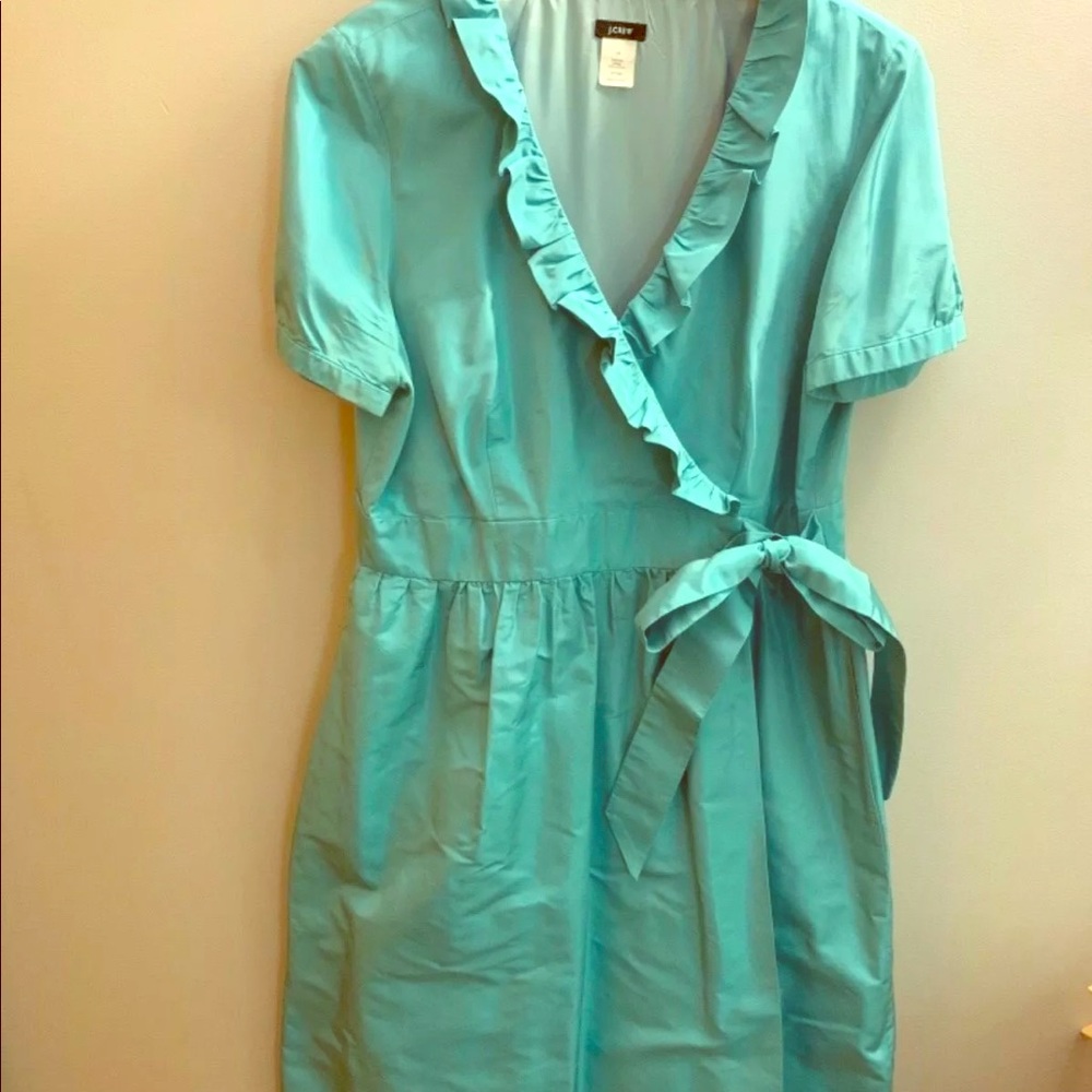 Silk ruffle dress 14